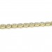 10.65 ct Ladies Round Cut Diamond Tennis Bracelet in 14 kt Yellow Gold 